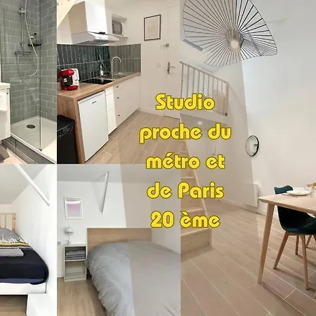735 Cosy Mezzanine Pres De Paris Et Metro